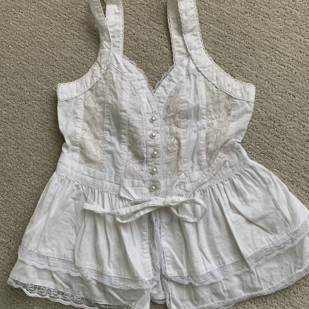 Lace Detailed Tank/Vest